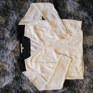 Guess Long Sleeve Wrap Satin Blouse